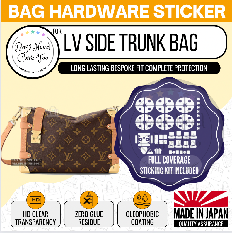 𝐁𝐍𝐂𝐓👜]💛 LV Petite Malle Bag Hardware Protective Sticker Film –  BAGNEEDCARETOO