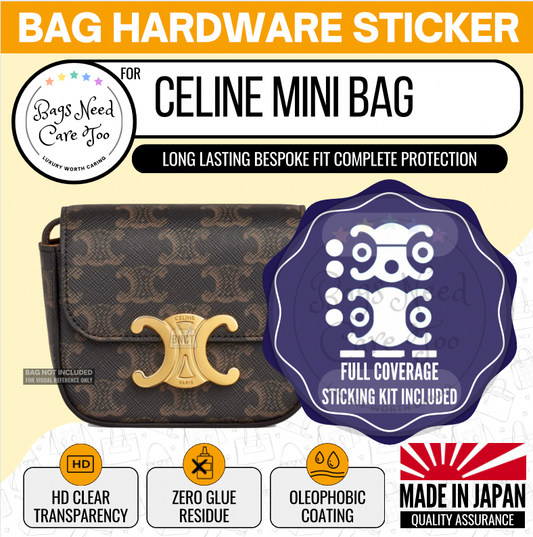 Celine Mini Triomphe Bag Hardware Protective Sticker