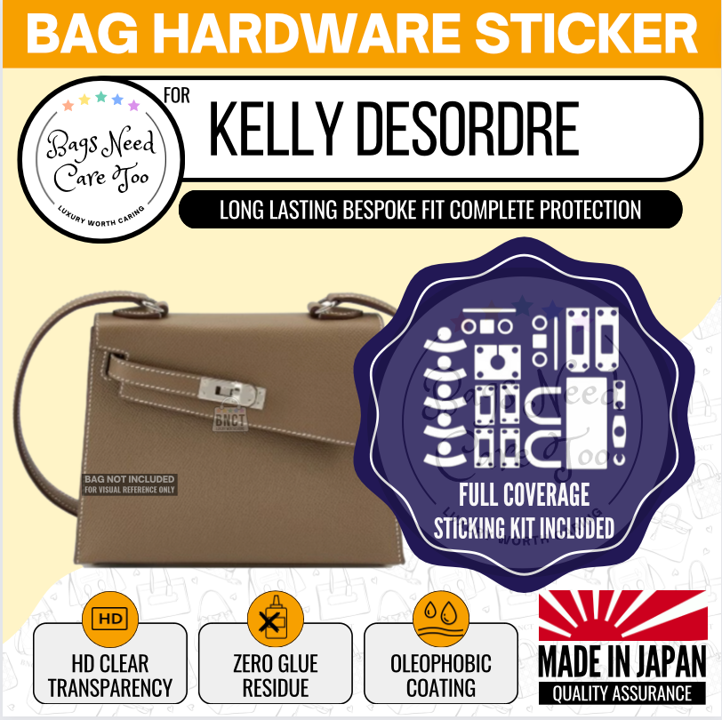 Hermes Kelly Desordre Bag Hardware Protective Sticker