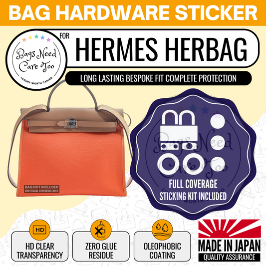 Hermes Herbag Hardware Protective Sticker