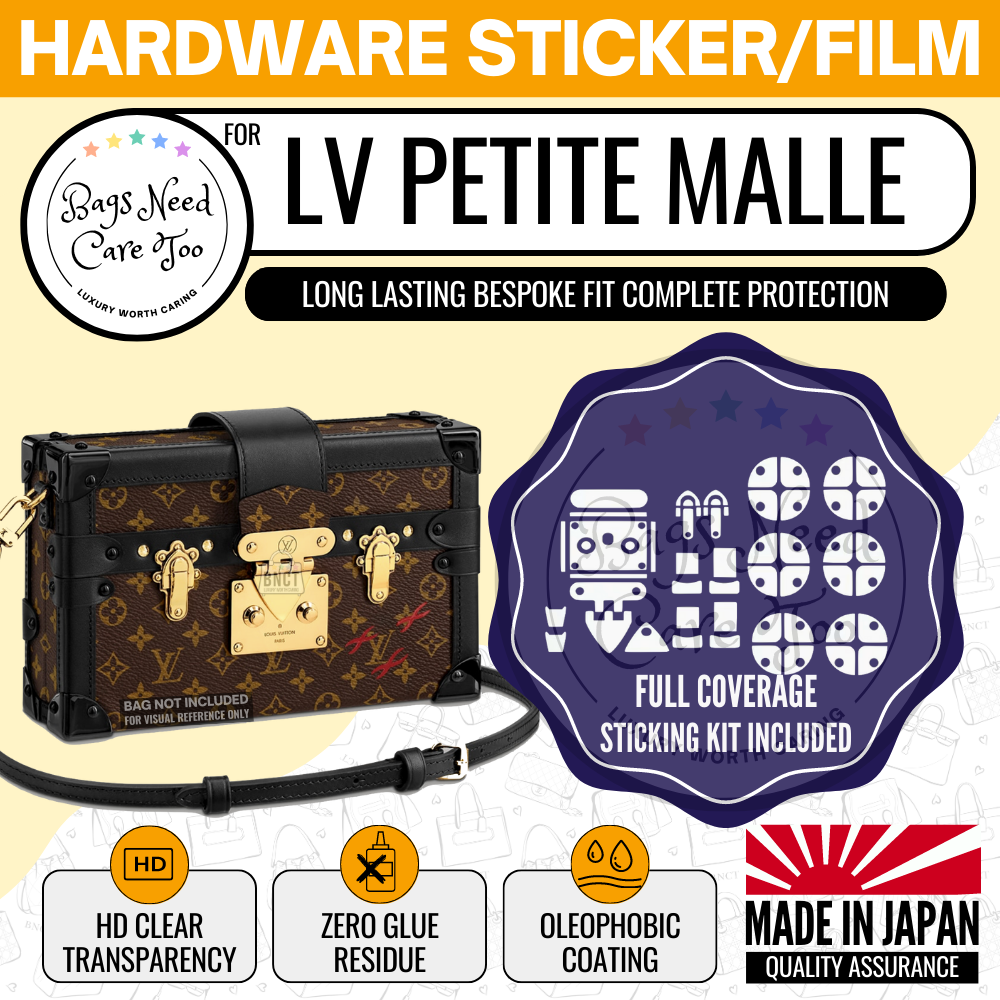 LV Petite Malle Bag Hardware Protective Sticker